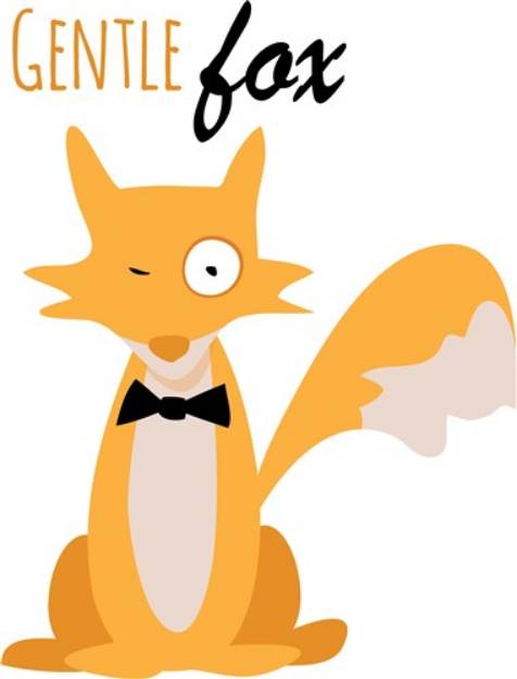 Picture of Gentle Fox SVG File