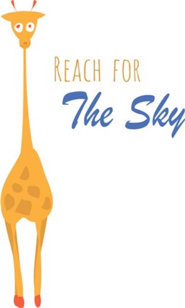 Picture of Reach the Sky SVG File