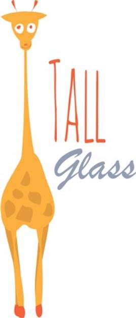 Picture of Tall Glass SVG File