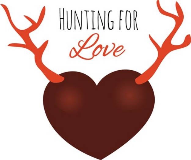 Picture of Hunting for Love SVG File