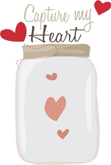 Picture of Capture My Heart SVG File