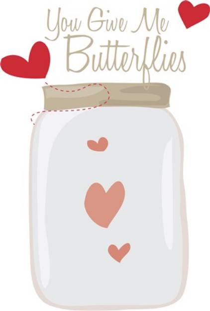 Picture of Give Butterflies SVG File