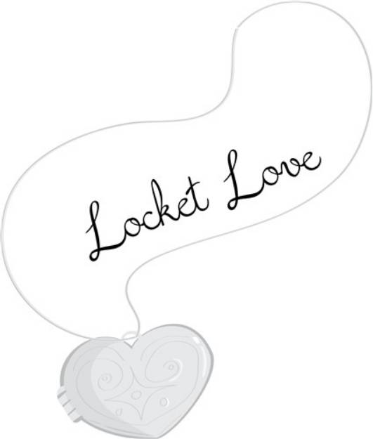 Picture of Locket Love SVG File