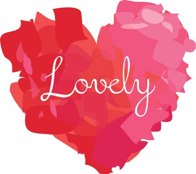 Picture of Lovely Heart SVG File