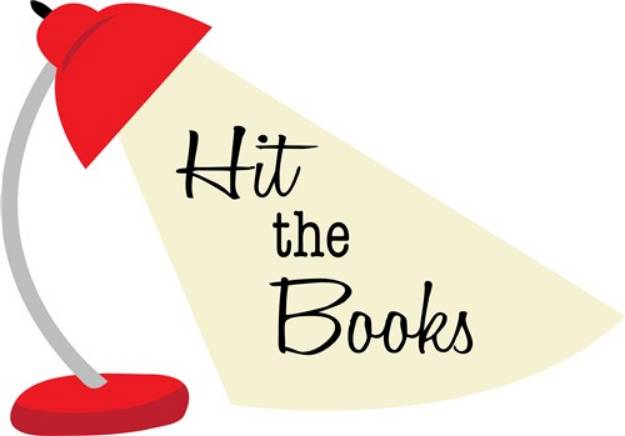 Picture of Hit the Books SVG File