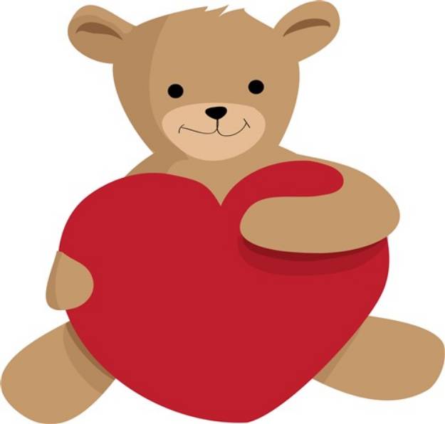 Picture of Teddy Love SVG File