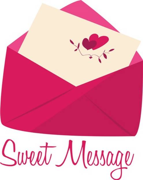 Picture of Sweet Message SVG File