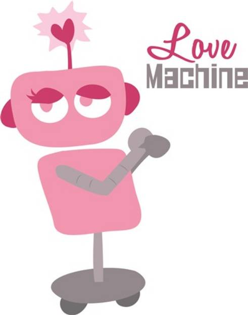 Picture of Love Machine SVG File