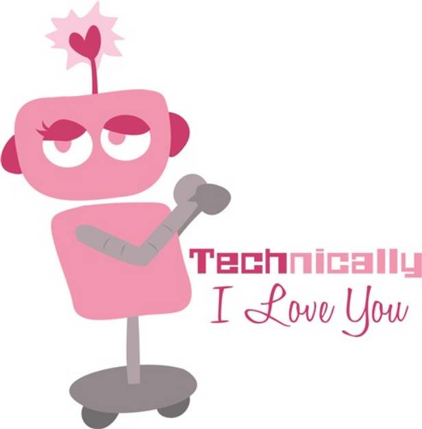 Picture of Technically Love SVG File