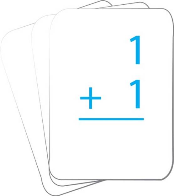 Picture of Math Flashcards SVG File