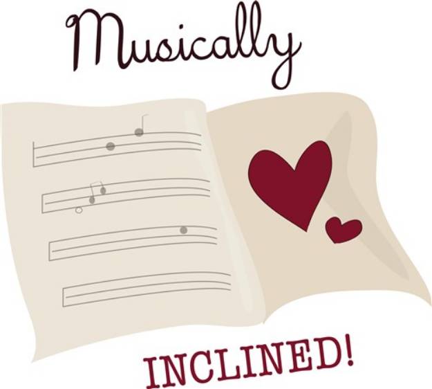 Picture of Musically Inclined SVG File