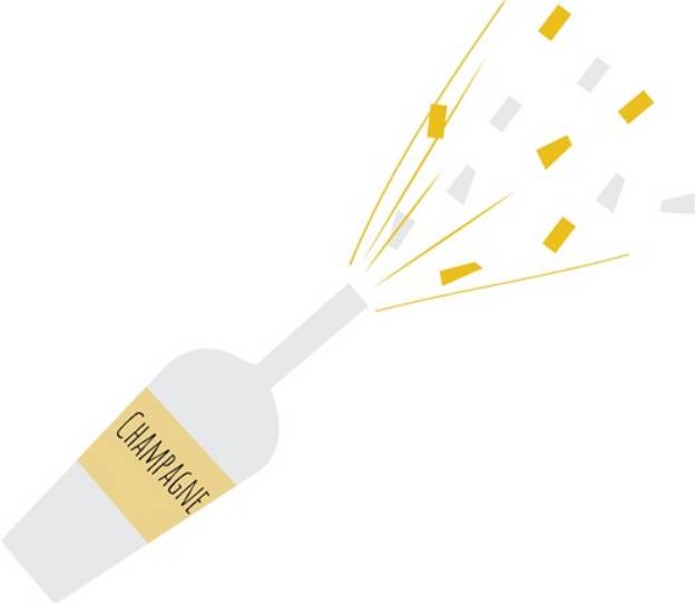 Picture of Special Champagne SVG File