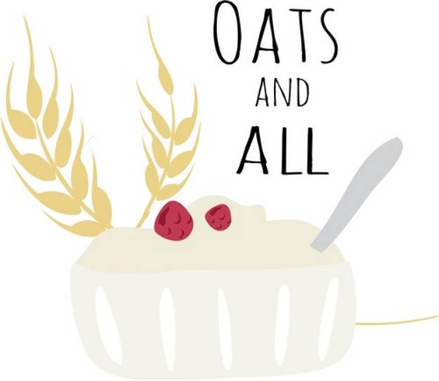 Picture of Oats and All SVG File