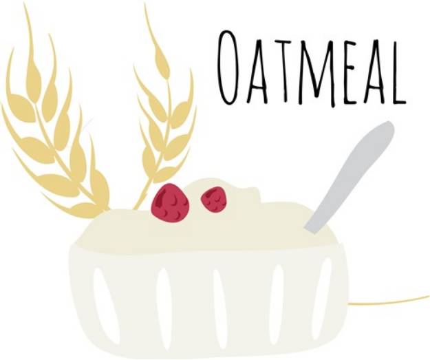 Picture of Oatmeal SVG File