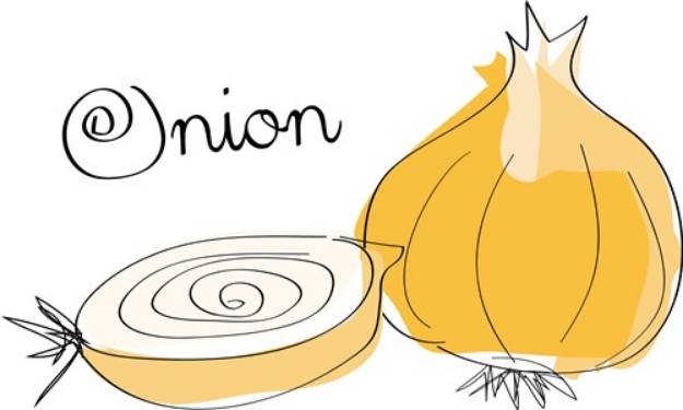Picture of Sketch Onion SVG File