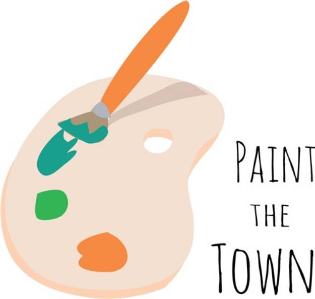 Picture of Paint the Town SVG File