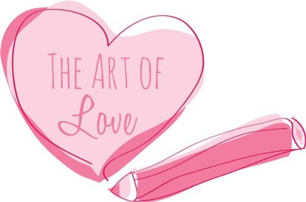 Picture of The Art of Love SVG File