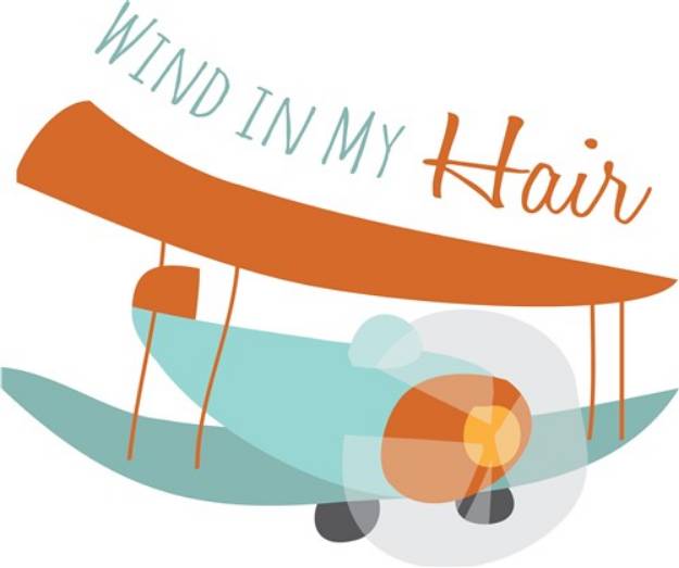 Picture of Wind in my Hair SVG File