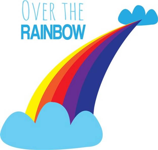 Picture of Over the Rainbow SVG File