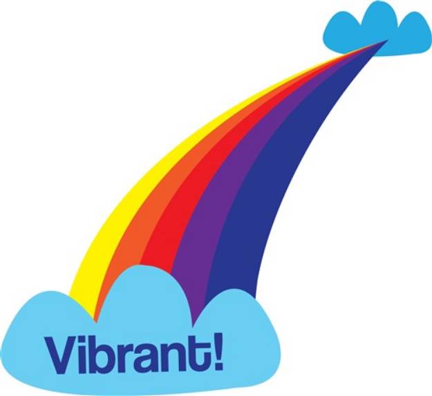 Picture of Vibrant Rainbow SVG File