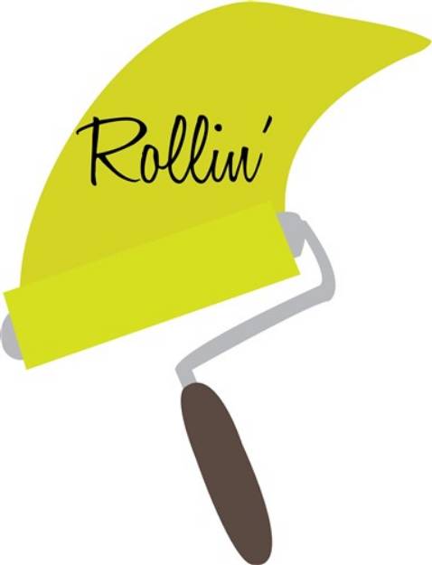 Picture of Rollin Paint SVG File