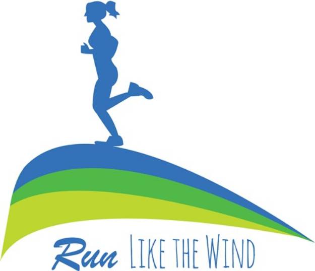 Picture of Run Wind SVG File
