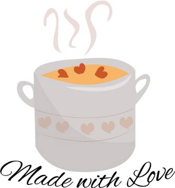 Picture of Made with Love SVG File