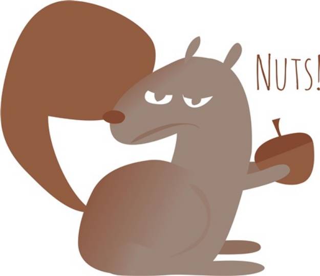 Picture of Squirrel Nuts! SVG File