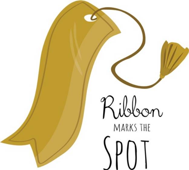 Picture of Ribbon Spot SVG File