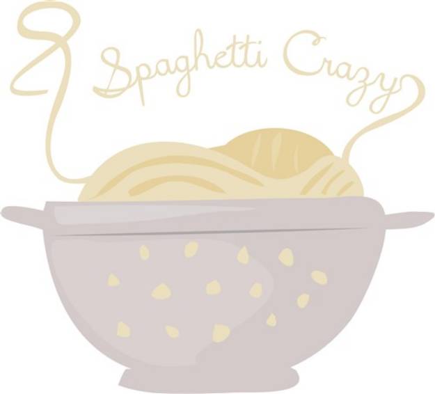 Picture of Spaghetti Crazy SVG File