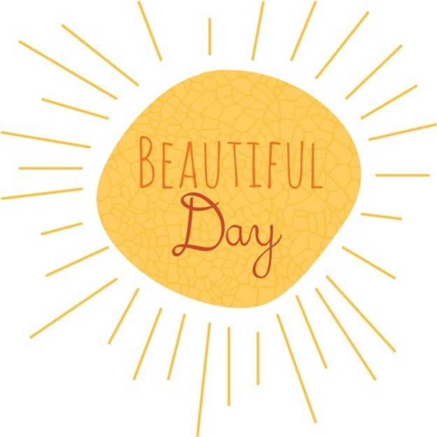 Picture of Beautiful Day SVG File