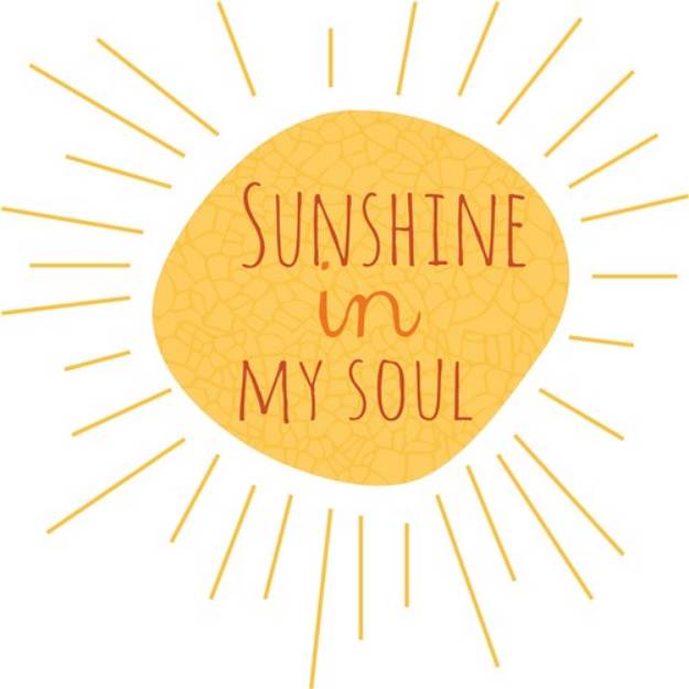 Picture of Sunshine Soul SVG File
