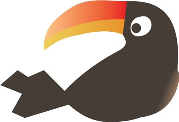 Picture of Toucan Bird SVG File