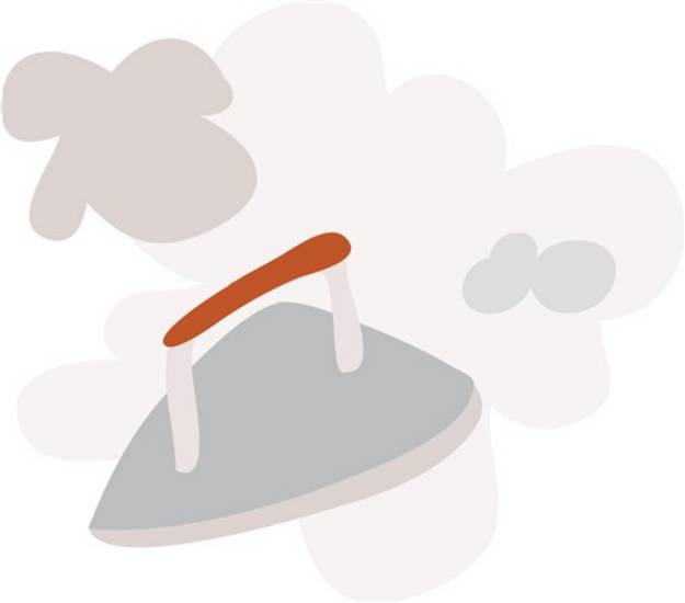 Picture of Steam Iron SVG File