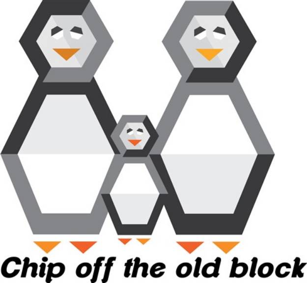 Picture of Block Penguin SVG File