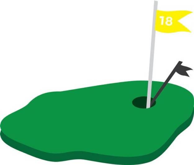 Picture of Golf Green SVG File