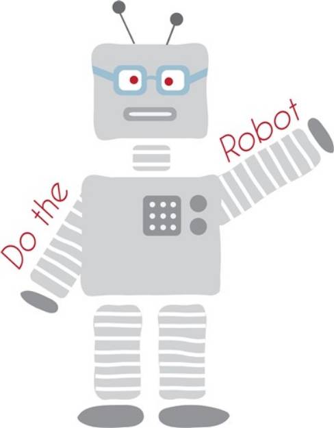 Picture of Do the Robot SVG File