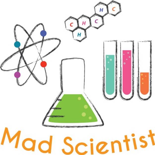 Picture of Mad Scientist SVG File
