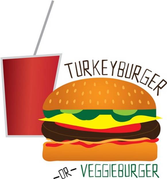 Picture of Turkey or Veggie SVG File
