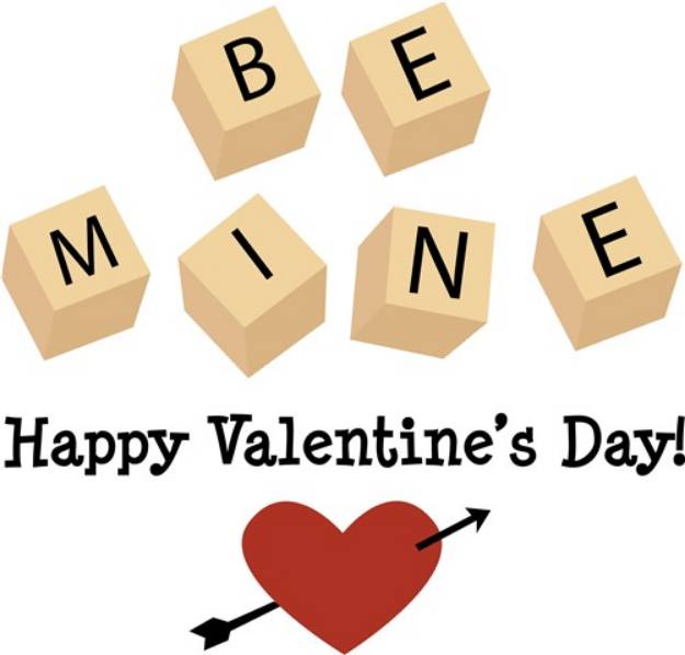 Picture of Be Mine Valentine SVG File