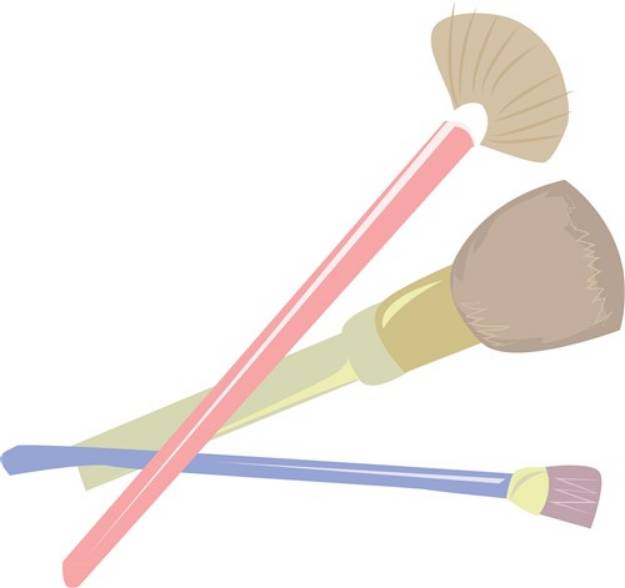Picture of Make-up Brushes SVG File