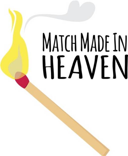Picture of Match Heaven SVG File