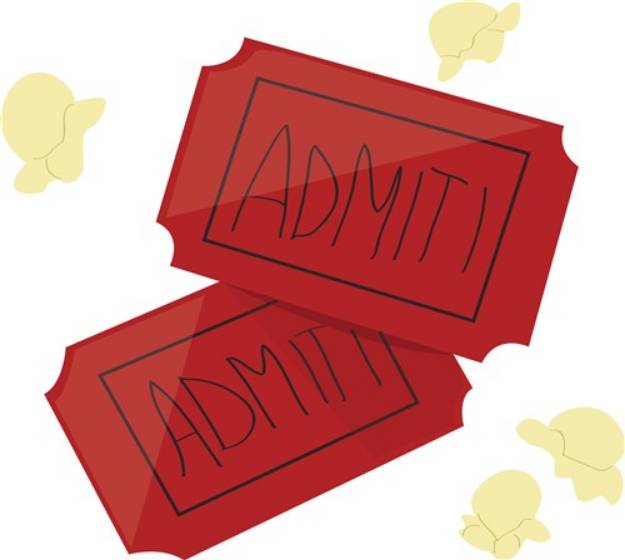 Picture of Movie Tickets SVG File