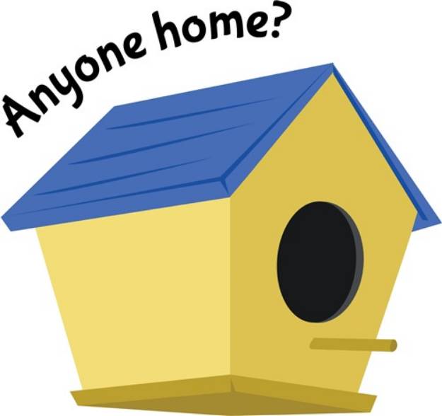 Picture of Anyone Home SVG File