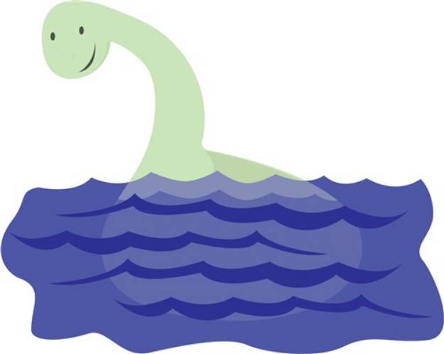 Picture of Loch Ness Monster SVG File