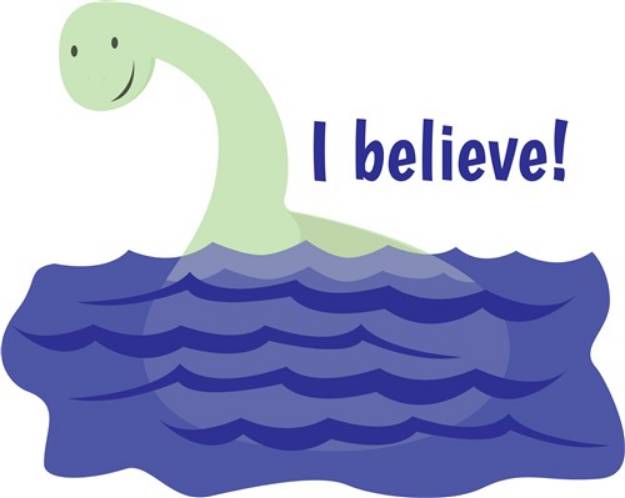 Picture of Nessy Believe SVG File