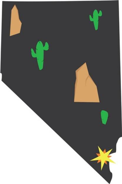 Picture of Nevada Desert SVG File