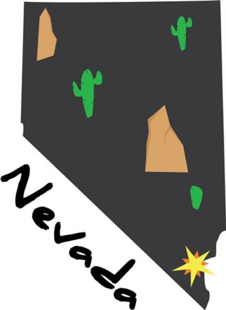 Picture of Nevada State SVG File