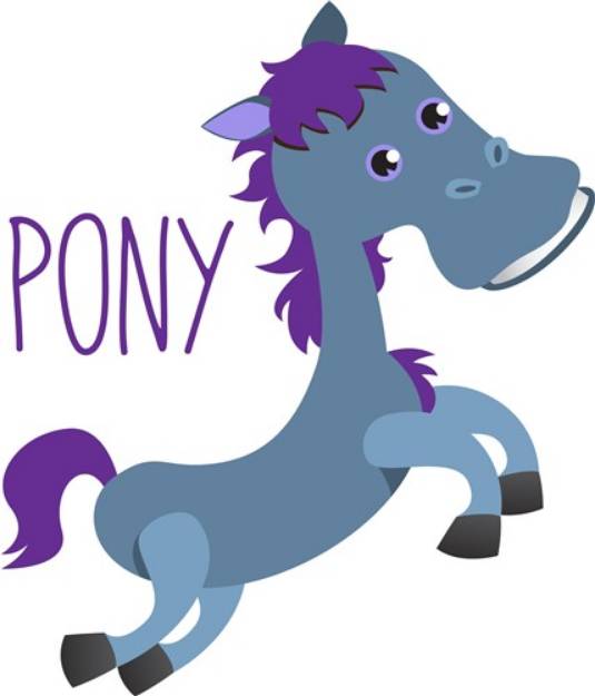 Picture of Pony SVG File