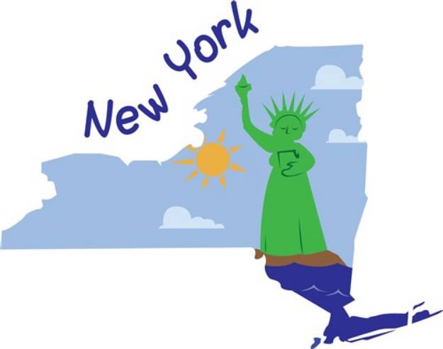 Picture of New York SVG File